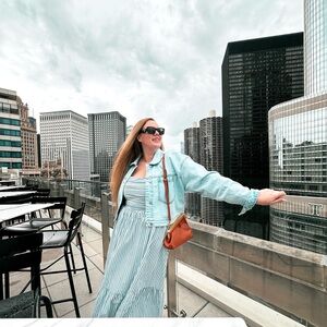 Abercrombie & Fitch Emerson Midi Dress XL